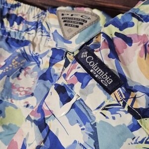 Columiba PFG Swim Trunks‎ XL Drawstring Fishing Outdoors  Fish  Mesh Pockets